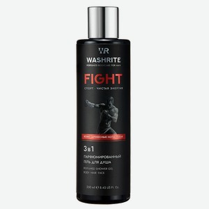 WASHRITE Парфюмированный гель для душа мужской, FIGHT, 1 шт.
