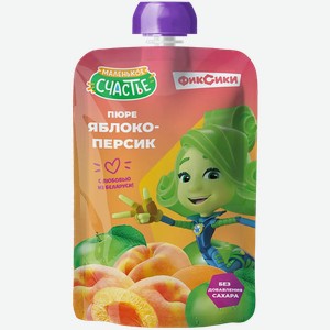 Пюре Фиксики Яблоко-персик 90г