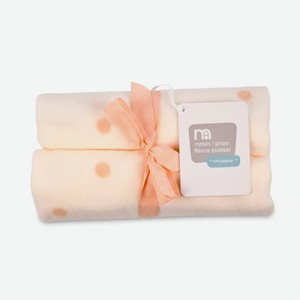 Плед детский Mothercare флисовый желтый, 70x90 см