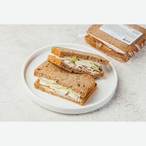 Клаб-сэндвич с курицей и яйцом