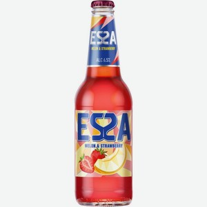 Напиток пивной Essa Дыня и Клубника пастеризованный 6.5% 0.4л, 400 мл