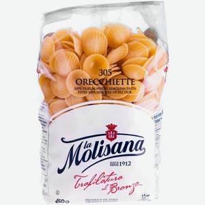 Макароны La Molisana Orecchiette №305 облачка 450г, 450 г