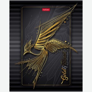 Тетрадь Hatber Золотая Роскошь в клетку А5 в ассортименте 48л, 1 шт