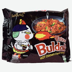 Лапша Samyang Хот Чикен Рамен острая со вкусом курицы быстрого приготовления 140г, 140 г
