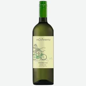 Вино Movimento Trebbiano полусладкое белое 9.5% 750мл, 750 мл