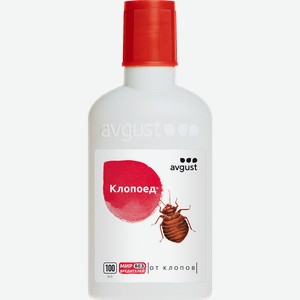 Инсектицид для уничтожения постельных клопов AVGUST Клопоед, Арт. 42000326, 100мл