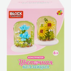 Конструктор 1TOY Цветочная коллекция, в ассортименте, Арт. Т26535/36/37/38
