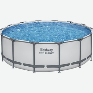 Бассейн каркасный BESTWAY 427х122см, с фильтром-насосом, лестницей и тентом, Арт. 5612X