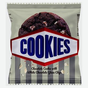 Печенье Cheeseberry Кукис шоколадное с белым шоколадом замороженное, 70 г