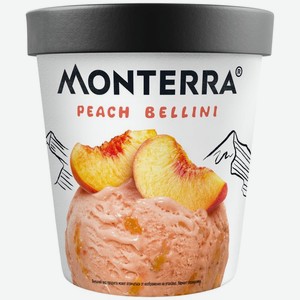 Мороженое Monterra Персиковый Беллини (Peach Bellini) 293 г