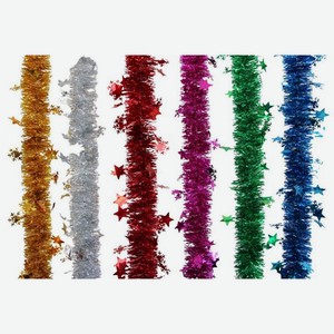 Мишура Дейи с украшением Звезды 6см*2м