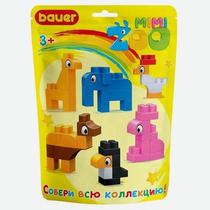 Детский развивающий конструктор Зоопарк