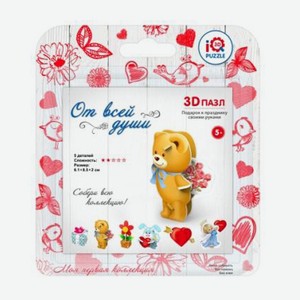 Пазл 3D в ассортименте от всей души арт17013-17018