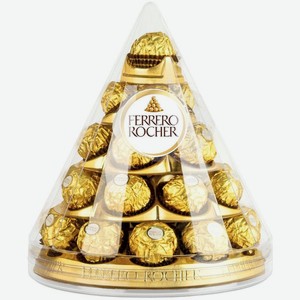 Конфеты из молочного шоколада Ferrero Rocher с начинкой из крема и лесного ореха, 350г