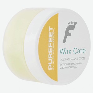 IRISK Воск-уход за стопами PureFeet Wax Care, 002 Антибактериальный с эфирным маслом монарды, 40 грамм