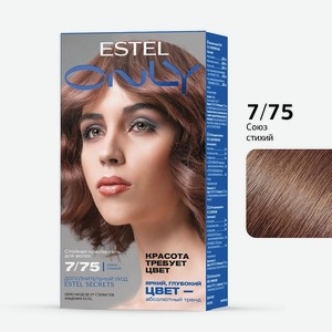 ESTEL PROFESSIONAL Стойкая краска-гель для волос ESTEL ONLY 7/75 Русый коричнево-красный, 125 мл