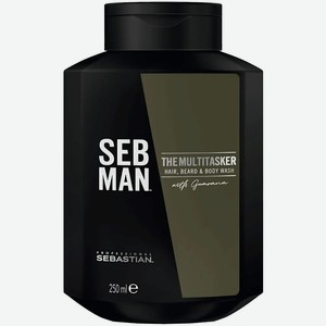 SEBASTIAN PROFESSIONAL Мужской шампунь 3-в-1 Seb Man The Multitasker, 250 мл