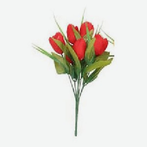 Букет искусственных тюльпанов 36 см, 1 шт в ассортименте