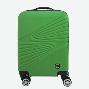 Чемодан жесткий Airport 4 колеса зеленый размер S