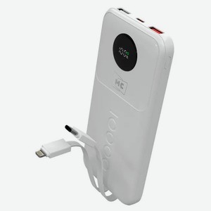 Внешний аккумулятор More Choice 10000 MAH 2USB+1TYPE-C белый
