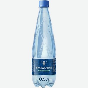 Вода Хрустальная питьевая газированная 500мл, 500 мл