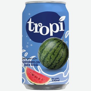 Напиток Tropi Арбуз сокосодержащий, 330мл, 330 мл