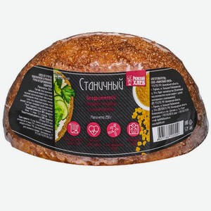 Хлеб Рижский Хлеб Станичный заварной подовый 250г, 250 г