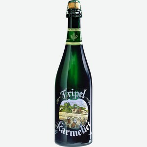 Пиво светлое TRIPEL KARMELIET фильтрованное пастеризованное, 8,4%, 0.75л