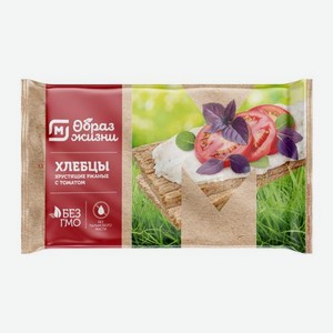 Хлебцы хрустящие ржаные с томатом М Образ Жизни 100г