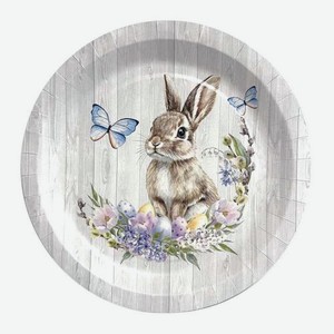 Тарелки картонные d-23см Пасха 6шт в ассортименте