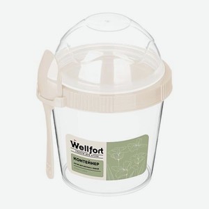 Контейнер для завтрака с ложкой 450мл