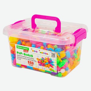 Конструктов BRAUBERG kids POP-BEADS, 550 бусин
