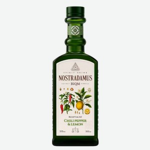 Настойка горькая Nostradamus Chili pepper & lemon Россия, 0,5 л