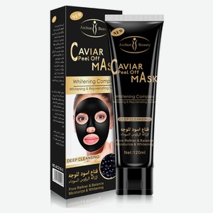 Маска-пленка для лица Aichun Beauty с экстрактом чёрной икры Caviar Peel Off Facial Mask, 120 мл