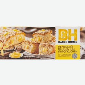 Пирог Baker House Kuchen Немецкий ванильный 350г, 350 г