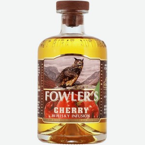 Настойка Fowlers Вишня на основе виски полусладкая 35% 0.5л, 500 мл