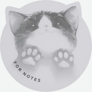 Блок самоклеящийся MESHU Cute Notes, 40 листов, в ассортименте