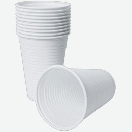 Стакан Мистерия белый 0.2л 0.2л