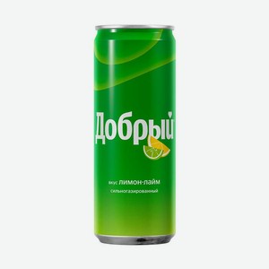 Напиток газированный Добрый лимон-лайм