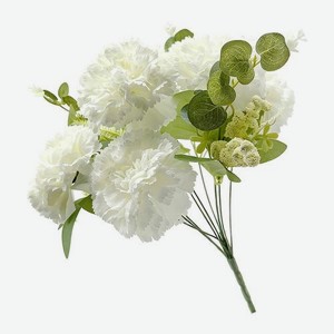 Искусственный цветок Гвоздика 43см 7 бутонов в ассортименте