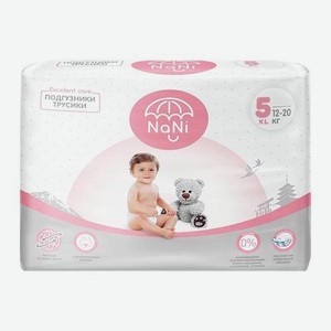 Подгузники-трусики 5XL 12-20кг Nani 34шт