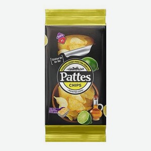 Чипсы со вкусом лимона и уксуса Pattes 100г