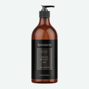 Парфюмированный гель-шампунь 2в1 для мужчин Aqua Enjoy Synergetic 750мл