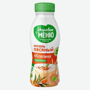 Кисель овсяный Здоровое меню облепиха 250мл