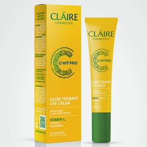 CLAIRE BY DILIS Крем для кожи вокруг глаз GLOW THERAPY C-VIT PRO, 1 шт.