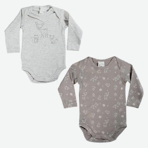 Набор боди с длинным рукавом (2 шт в упаковке) Emotion Kids