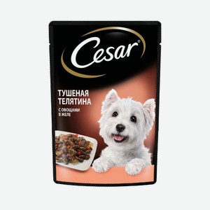Корм Цезарь Д/взр. Собак Телятина С Овощами 85г М/у