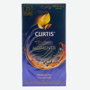 Чай Кертис Черный Тендер Моментс 25пак