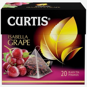 Чай Кертис Черный Изабелла Грейп 20 Пак #