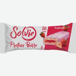 Батончик Solvie Протеин (Protein) Клубника 50 г